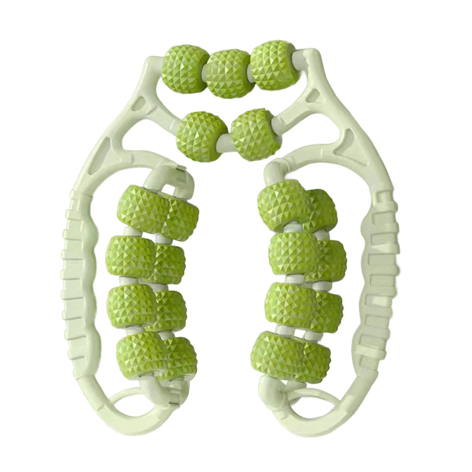 9-Wheel Ring Massage Roller –Yoga & Fitness Tool for Muscle Relief