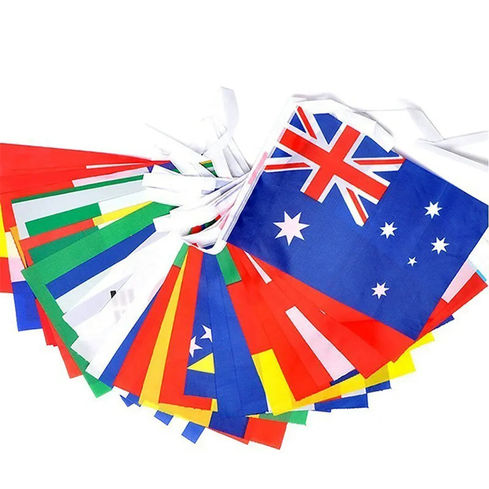 ZWJ World Bunting Flags, 100–200pcs