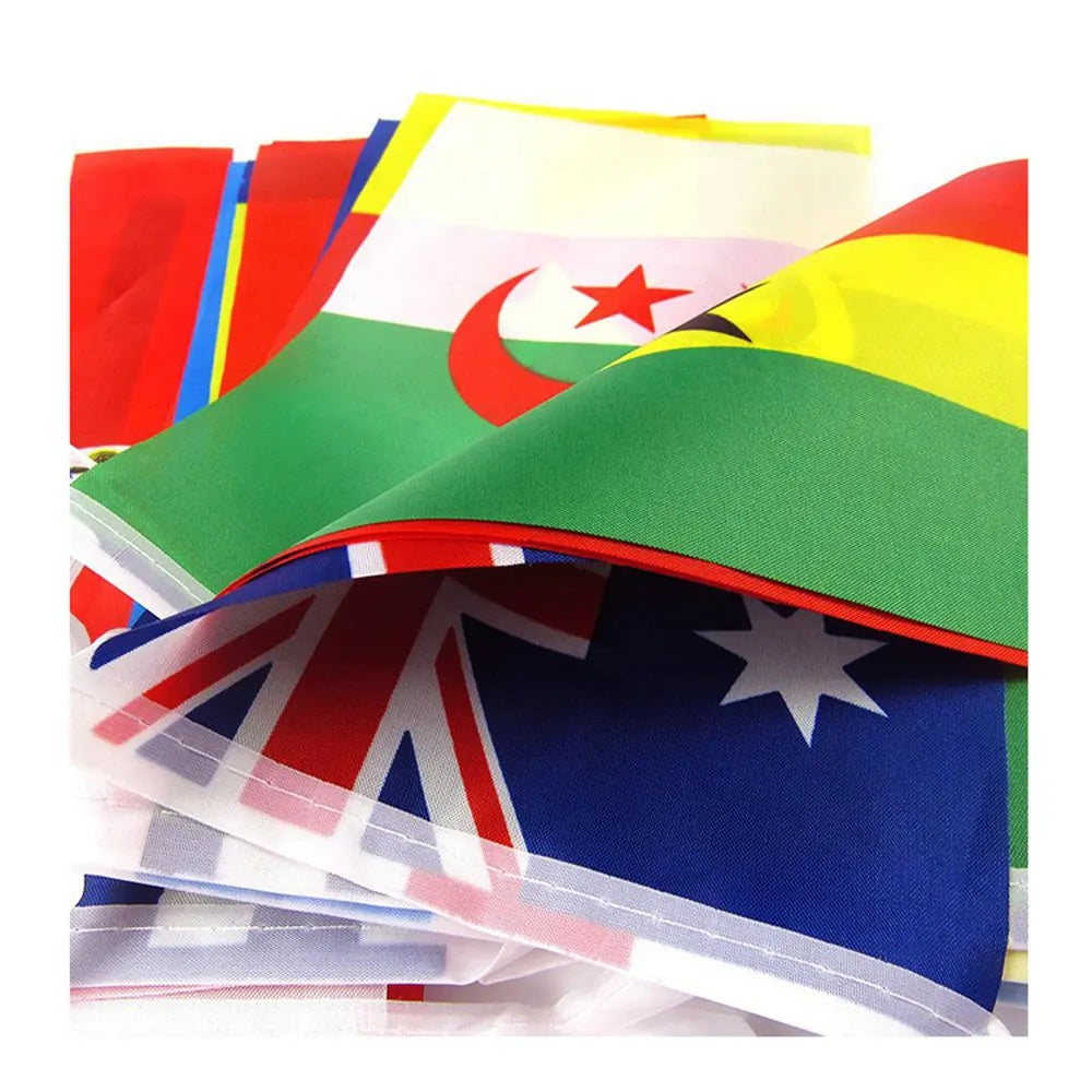 ZWJ World Bunting Flags, 100–200pcs