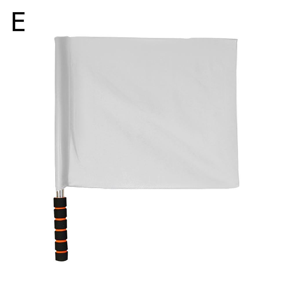1Pcs Soccer Referee Flag Red White Yellow Blue Green Football Training Command