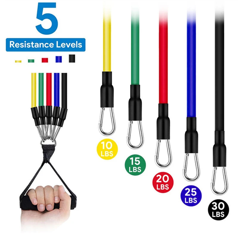 11pcs/Set Pull Rope, Resistance Bands