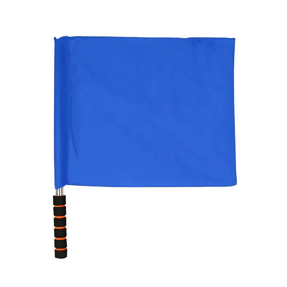 1Pcs Soccer Referee Flag Red White Yellow Blue Green Football Training Command