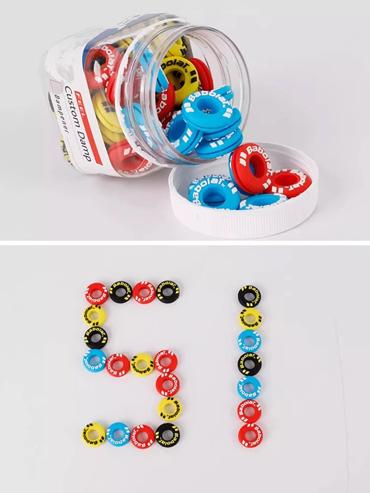 Professional Tennis Racket Dampeners Babolat Colorful Shock Absorbers