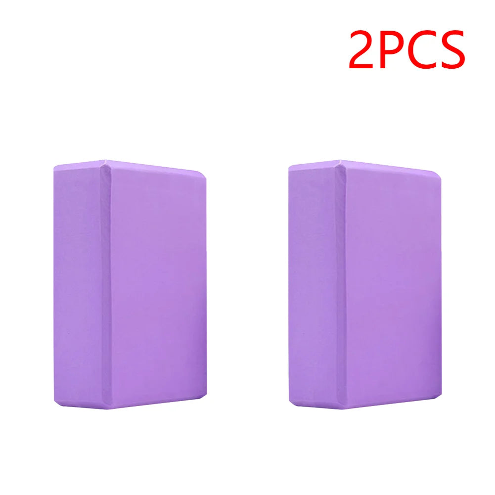 2-5PCS EVA Yoga Block Gym Training Blocks Moisture-Proof High Density Yoga Blocks