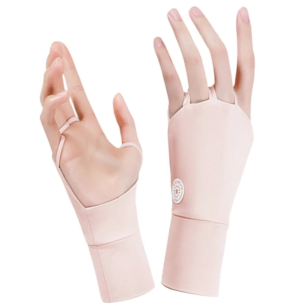 Women Protector Golf Gloves Cool Breathable Sun UV Protector Golf Glove
