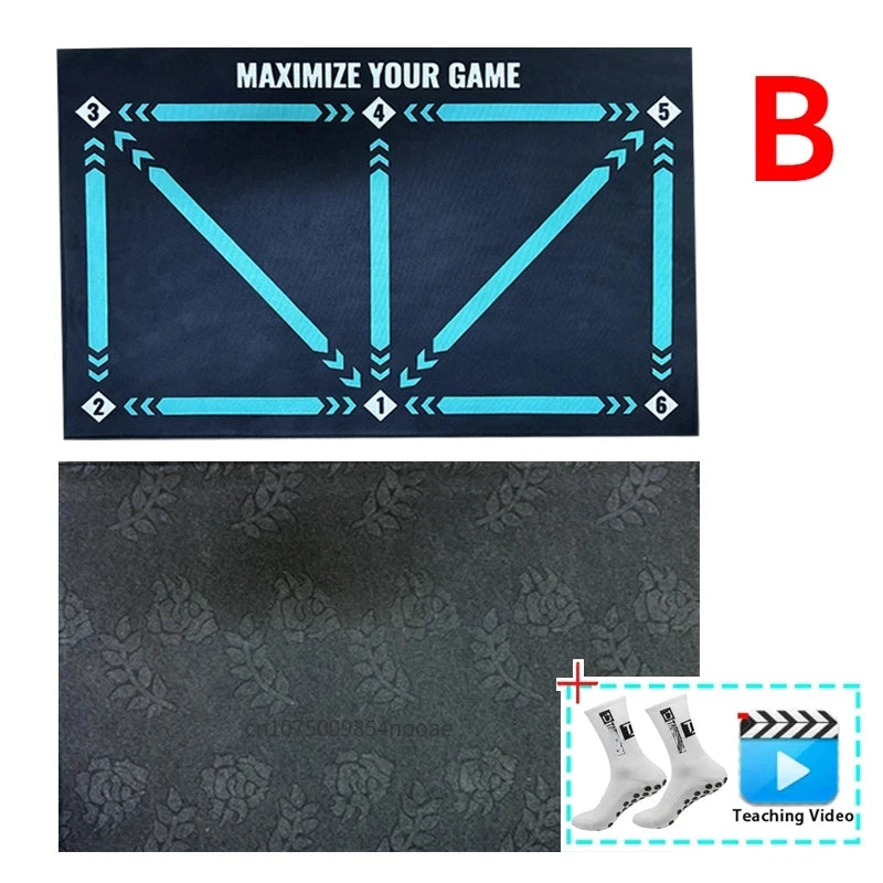 90cm Football Training Mat Durable Non Slip Foldable