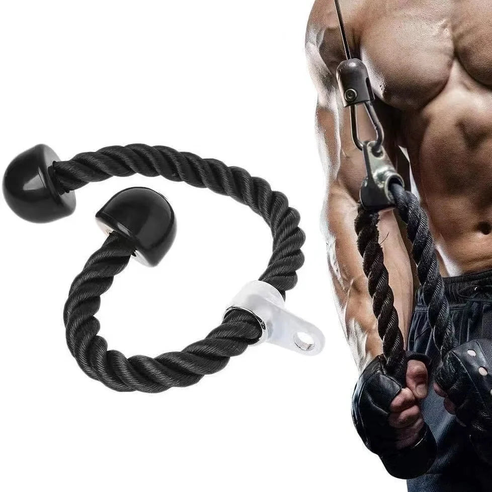Triceps Lowering Rope Face Pull Handles Push Pull Down Cord