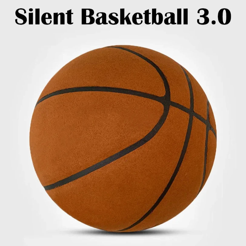 Silent Basketball Size 7#(29.5")6#/5# Dribbling Indoor Grooved Airless Foam