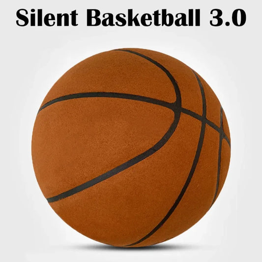 Silent Basketball Size 7#(29.5")6#/5# Dribbling Indoor Grooved Airless Foam