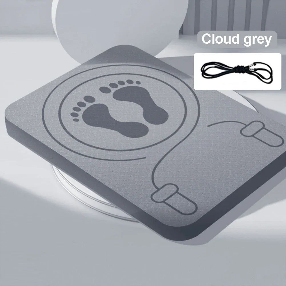 Professional Yoga Mat Indoor Shock Absorption Non-Slip Sound Insulation Cordless Skipping Mat Sports Weight Loss Fitness Cushion