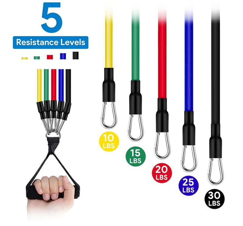 11pcs/Set Pull Rope, Resistance Bands
