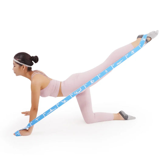 Multi-Functional Slimming Resistance Bands Yoga Strap Elastic Band 8/10/12 Grids