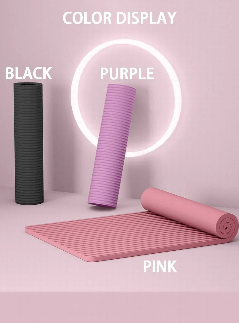 15mm Thick Yoga Mat Anti Slip Environmental Sports Fitness Mat