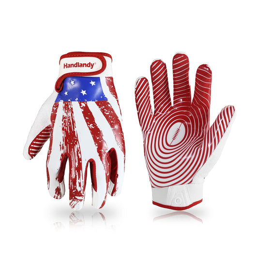 HANDLANDY Youth American Football Gloves for Boys Girls