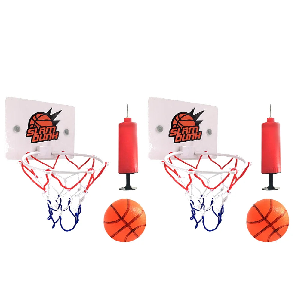 Mini Basketball Hoop Set Portable Basketball Hoop with Ball and Inflatable Pump Basketball Set