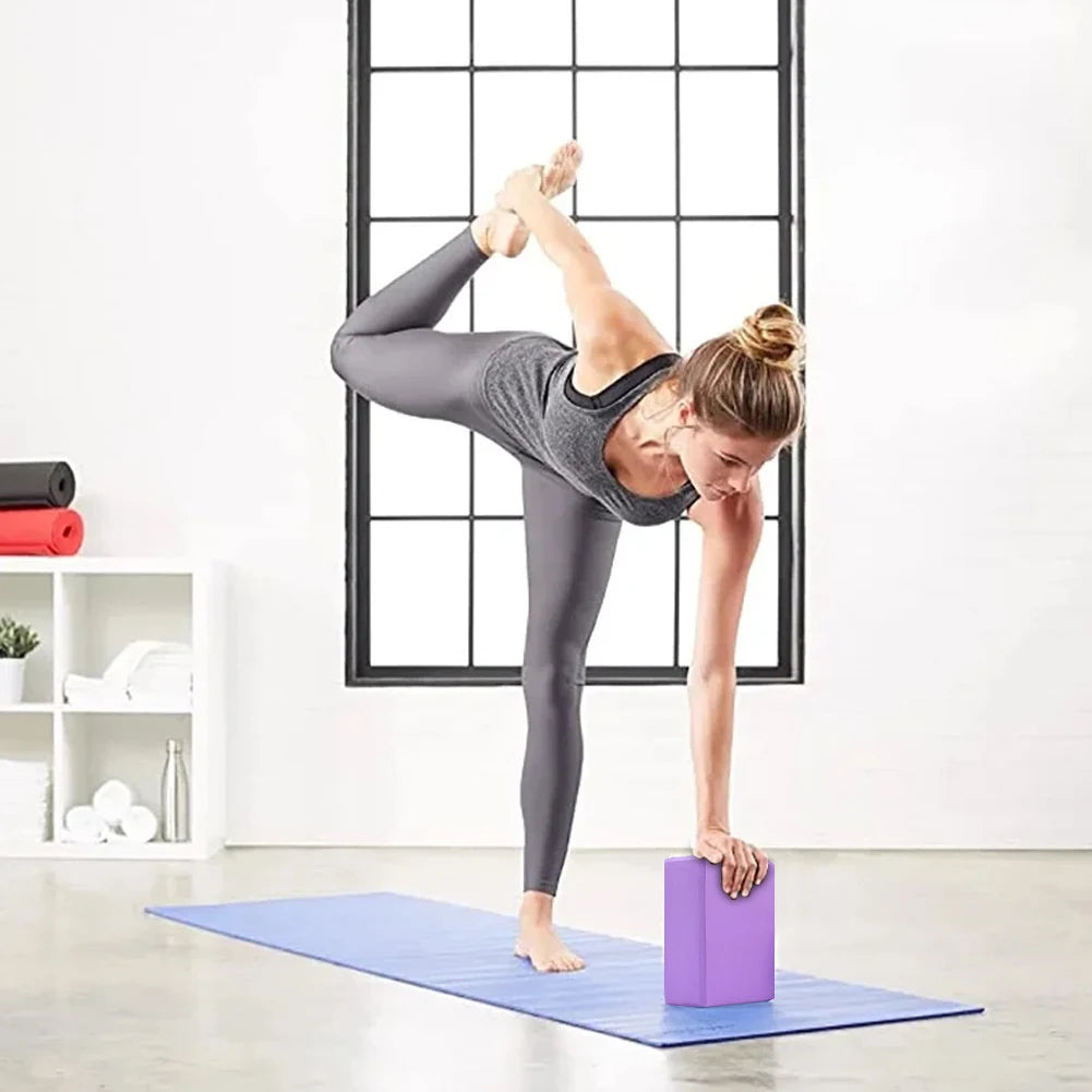 2-5PCS EVA Yoga Block Gym Training Blocks Moisture-Proof High Density Yoga Blocks