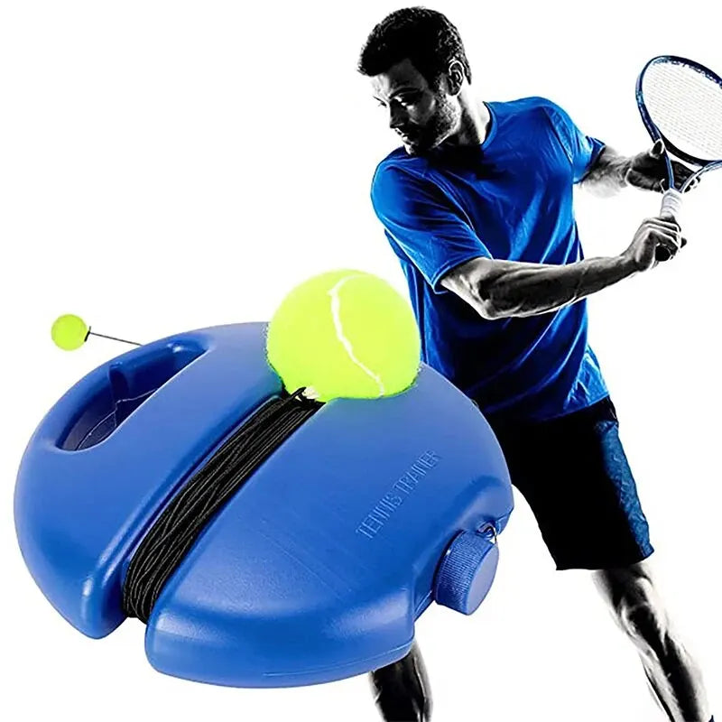 Heavy Duty Tennis Training Aids Base With Elastic Rope Ball Practice