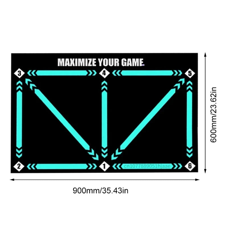 90cm Football Training Mat Durable Non Slip Foldable