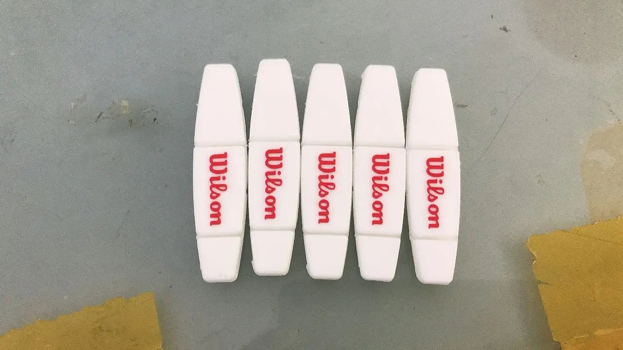 Wilson Tennis Racquet Accessories – Colorful Silicone Vibration Dampeners