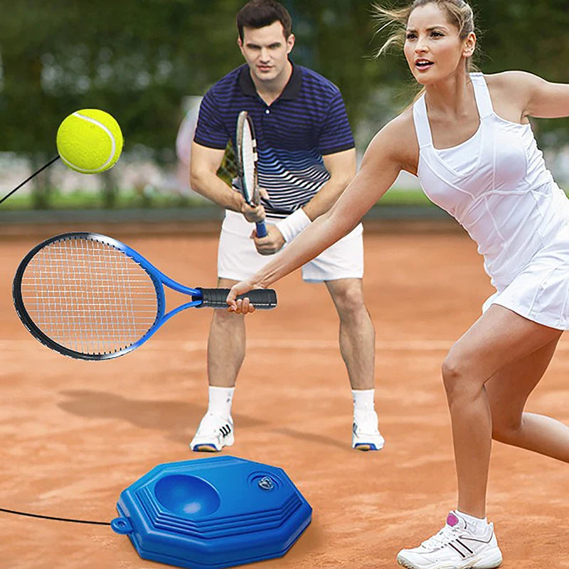 Heavy Duty Tennis Training Aids Base With Elastic Rope Ball Practice