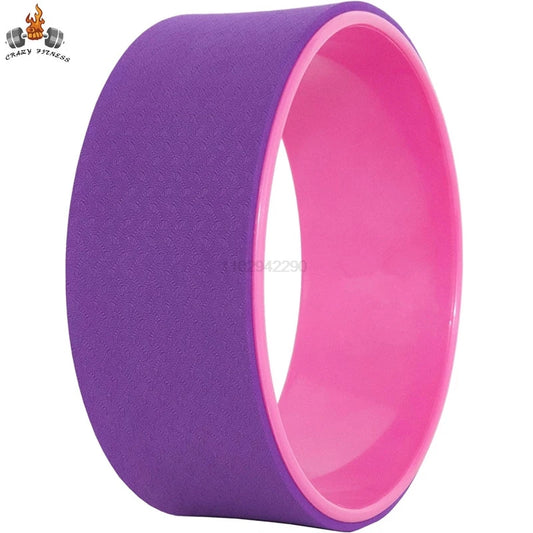 12" Yoga Wheel  Back Roller Deep Tissue Massager Yoga Stretching Equipment