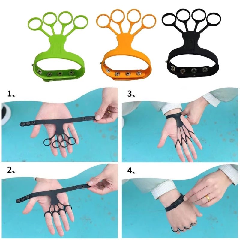 Silicone Grip Basketball Shooting Aid Exercise Hand Strengthener Stretcher