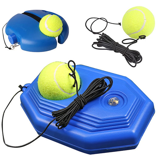 Heavy Duty Tennis Training Aids Base With Elastic Rope Ball Practice