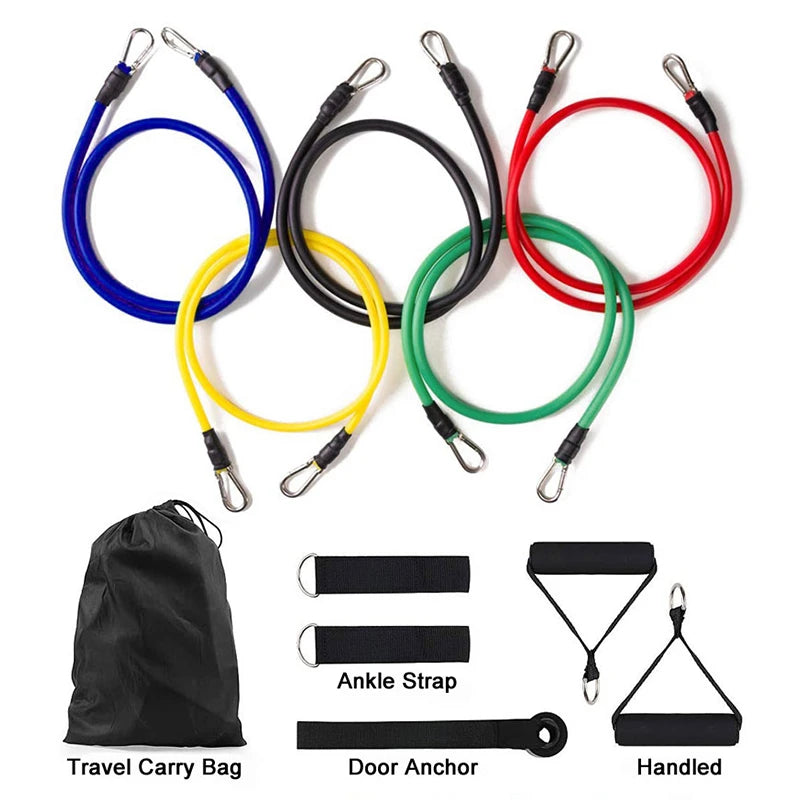 11pcs/Set Pull Rope, Resistance Bands
