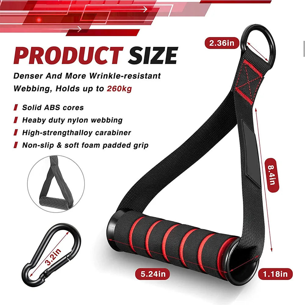 Triceps Lowering Rope Face Pull Handles Push Pull Down Cord