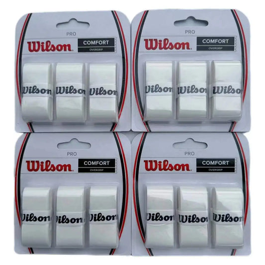 12PCS Wilson Tennis Overgrip – Sweat-Absorbing Grip Tape for Rackets