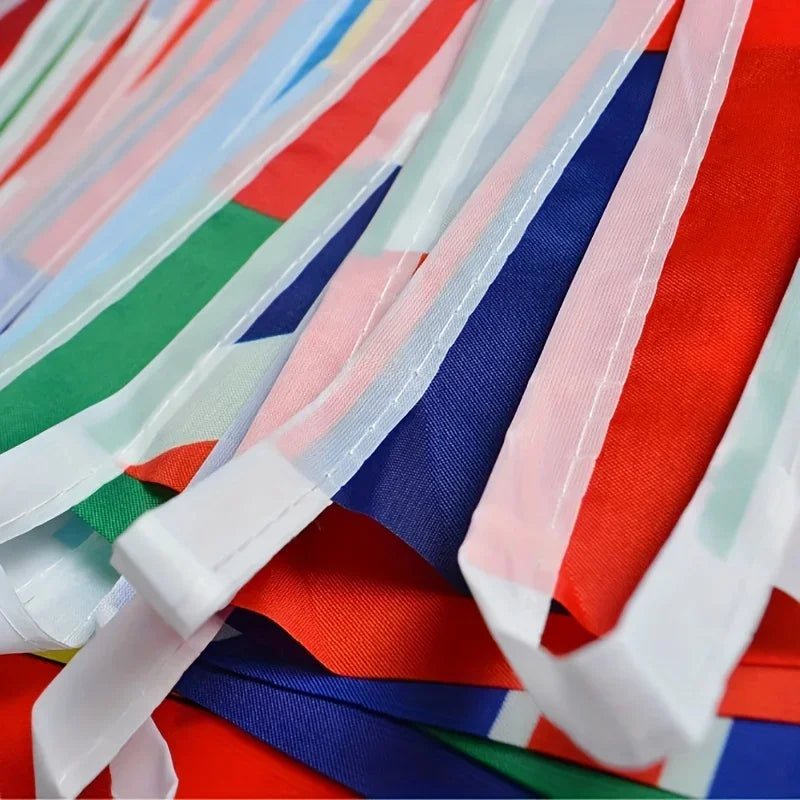 1Set 32 flags String Flag Countries Around The World
