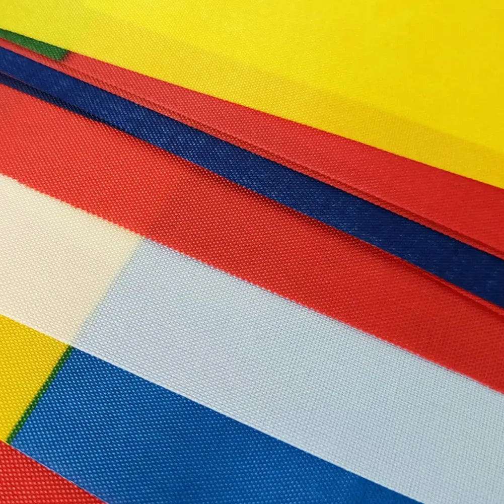 2024 Europe Countries Flag Polyester 7M 24 Countries Hanging String Flags
