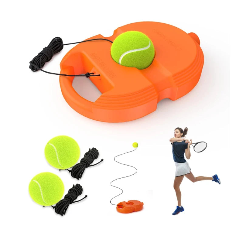 Heavy Duty Tennis Training Aids Base With Elastic Rope Ball Practice