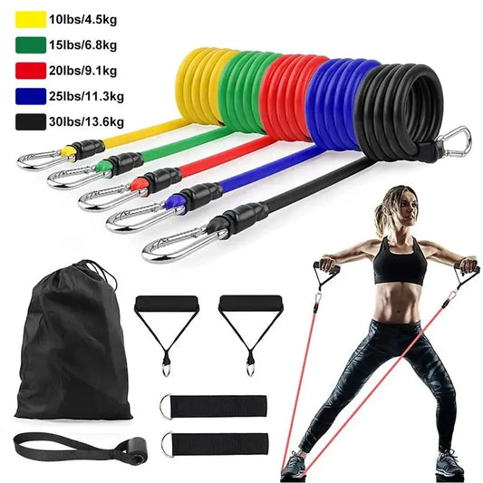 11pcs/Set Pull Rope, Resistance Bands