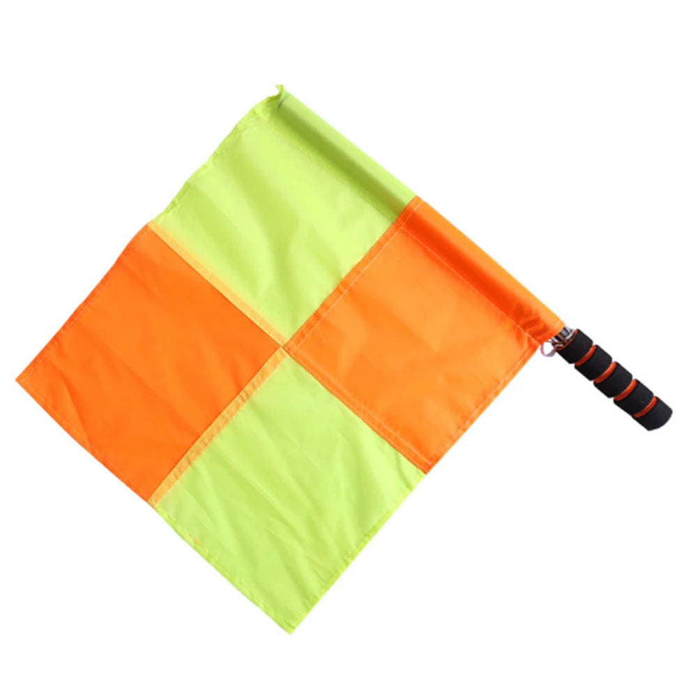 2Pcs Soccer Competition Flags Anti-Slip Professional Match Flags