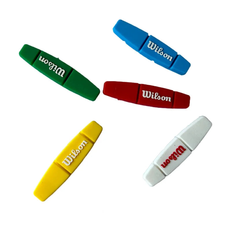 Wilson Tennis Racquet Accessories – Colorful Silicone Vibration Dampeners