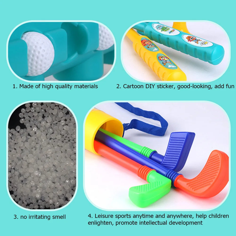 Clubs Set Parent Child Educational Activities Outdoor Sports Game Toy