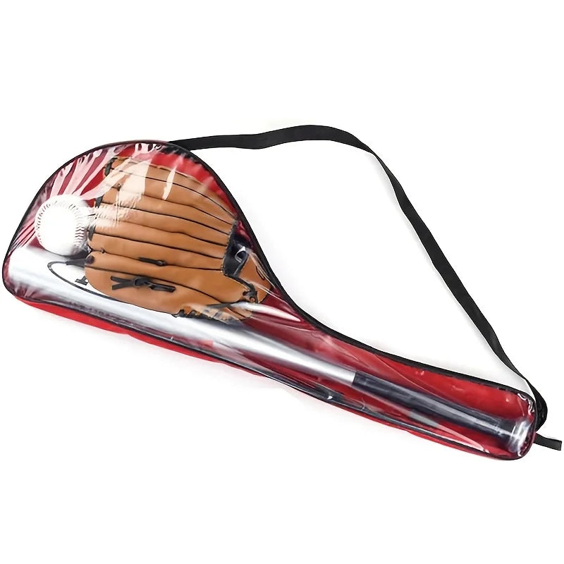 Baseball Balls Set 63.5cm Aluminum Alloy Baseball Bat PVC Baseball Glove