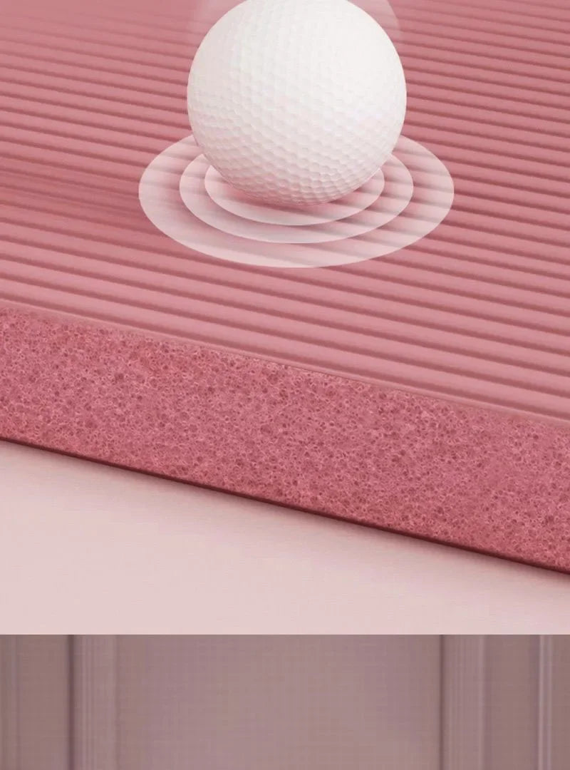 15mm Thick Yoga Mat Anti Slip Environmental Sports Fitness Mat