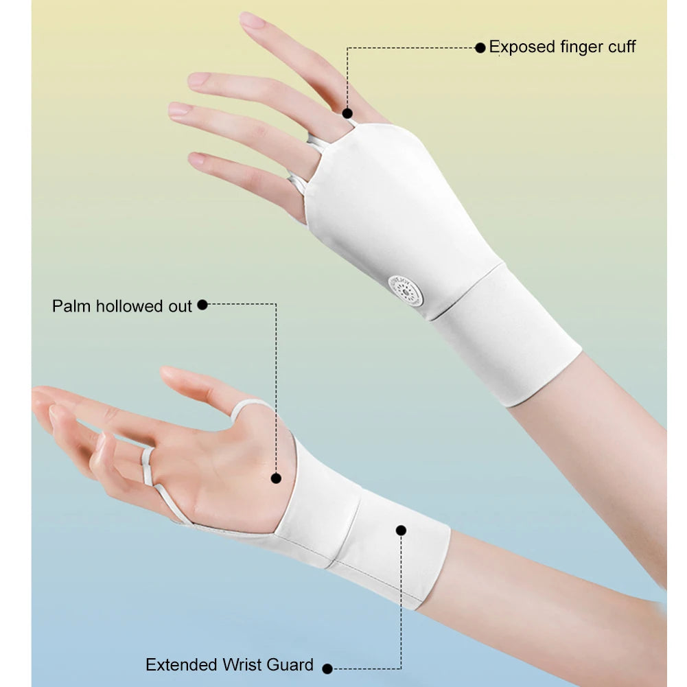 Women Protector Golf Gloves Cool Breathable Sun UV Protector Golf Glove