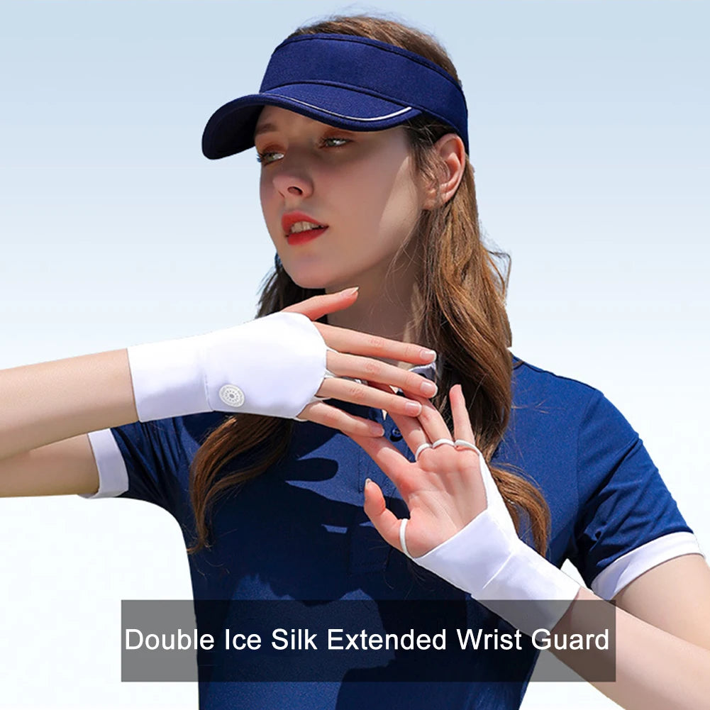 Women Protector Golf Gloves Cool Breathable Sun UV Protector Golf Glove
