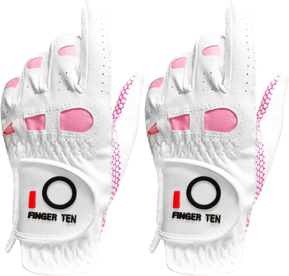 Golf Gloves Women's Ladies Left Hand or Right Handed Grip Weathersof Value 2 Pack