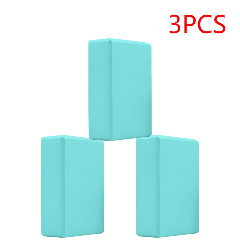 2-5PCS EVA Yoga Block Gym Training Blocks Moisture-Proof High Density Yoga Blocks