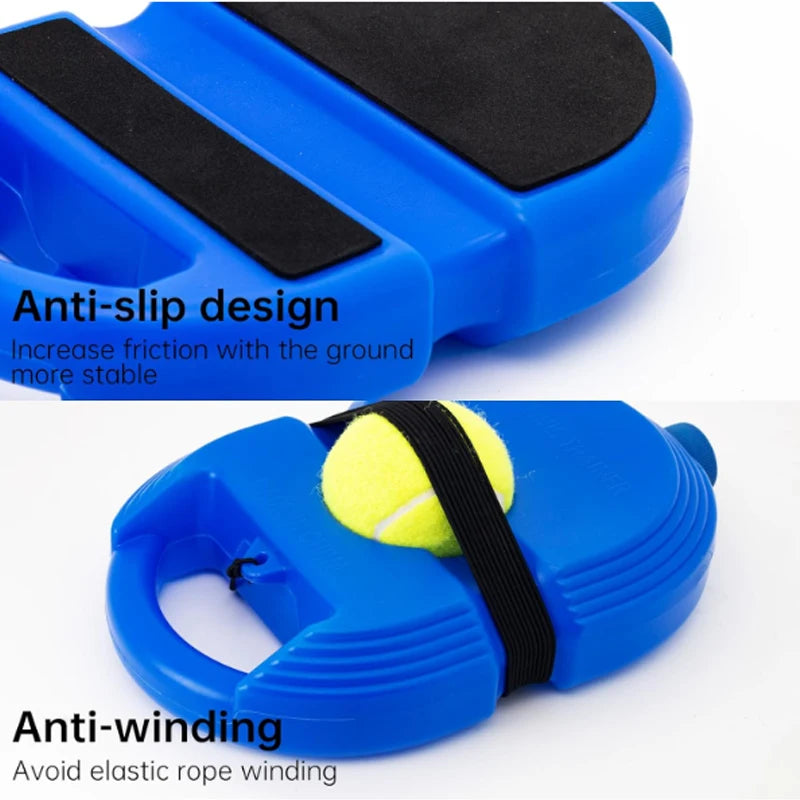 Heavy Duty Tennis Training Aids Base With Elastic Rope Ball Practice