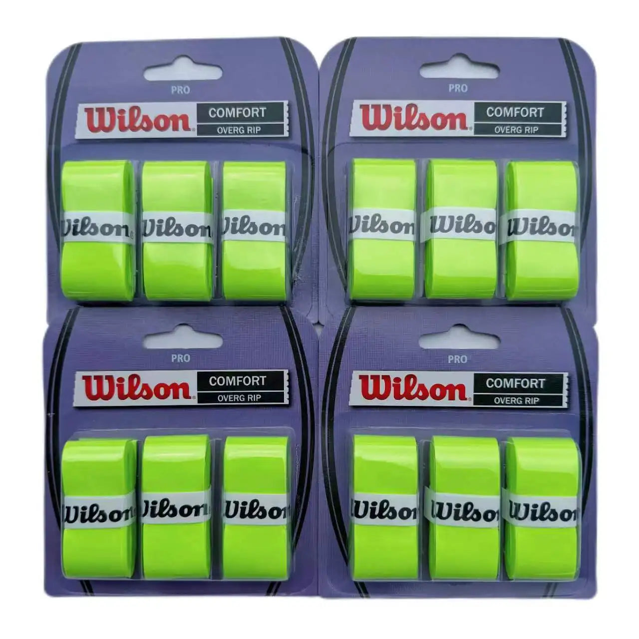 12PCS Wilson Tennis Overgrip – Sweat-Absorbing Grip Tape for Rackets