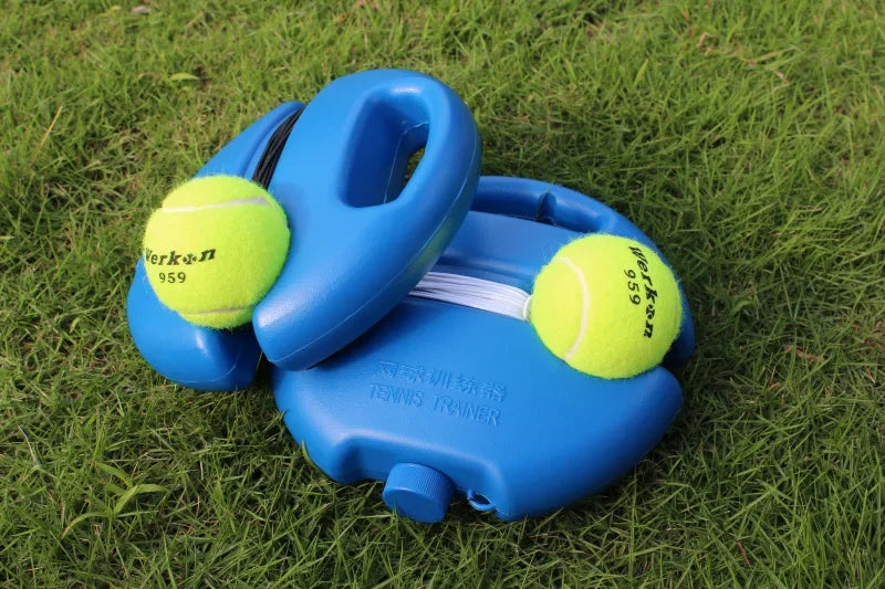 Heavy Duty Tennis Training Aids Base With Elastic Rope Ball Practice