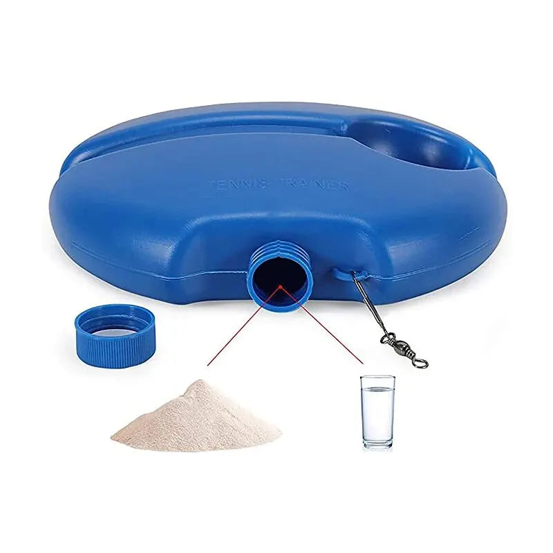 Heavy Duty Tennis Training Aids Base With Elastic Rope Ball Practice