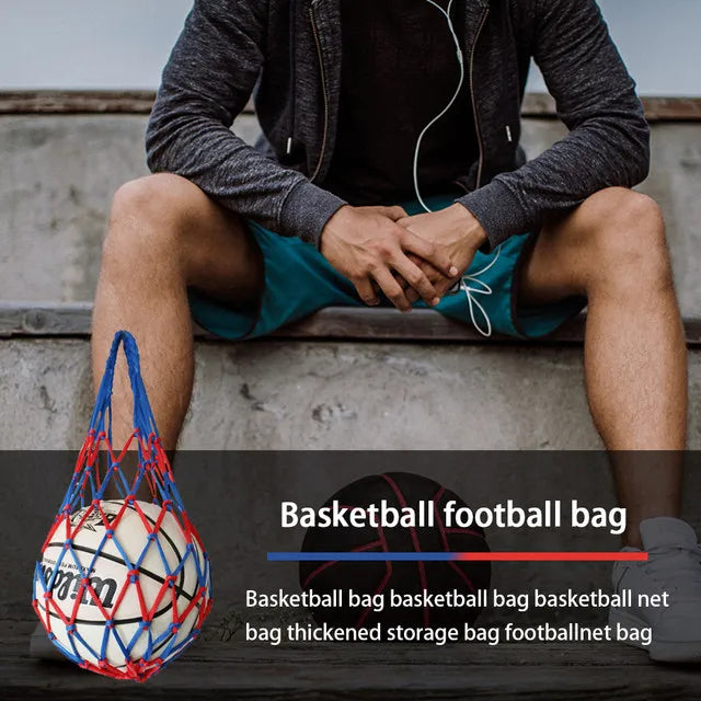 Sports Ball Holder Youth Football Self Trainer Football Net Bag Sports Mesh Equipment