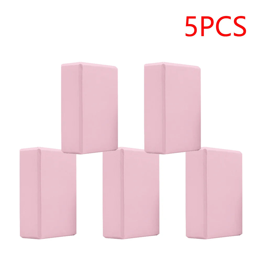 2-5PCS EVA Yoga Block Gym Training Blocks Moisture-Proof High Density Yoga Blocks