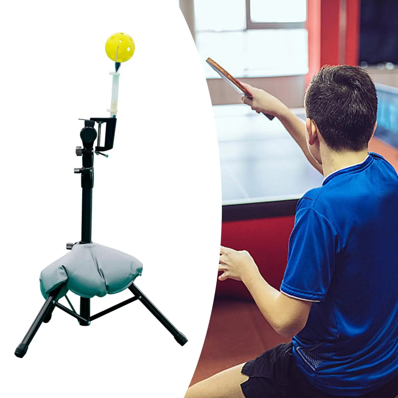 Pickleball Trainer Rebound Ball Exerciser Professional with 1 Pickle Ball Tennis Practice